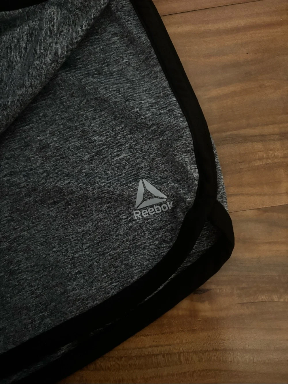 Womrn’s Athletic Heather Gray Performance Shorts by Reebok.